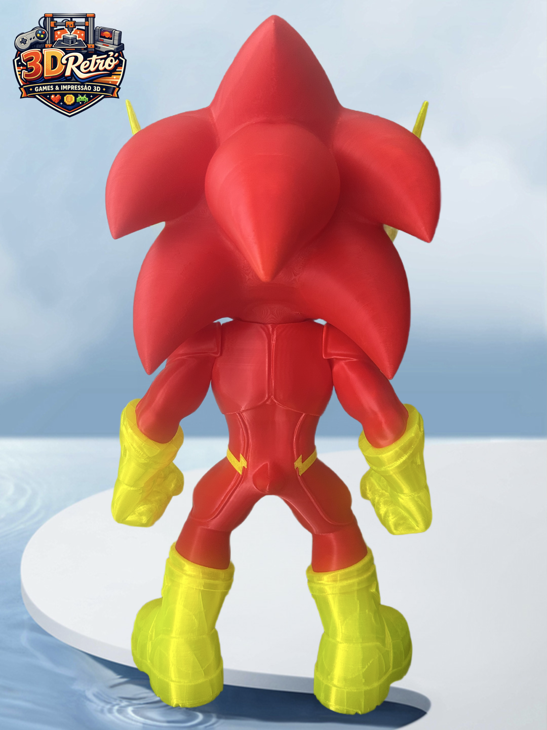 Boneco Velocista Inspirado em Heróis – Impressão 3D Colecionável - Imagem 4